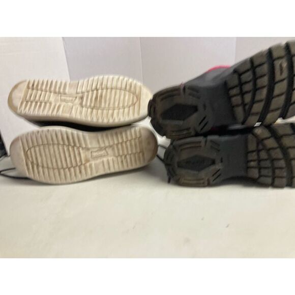 LEVI’S & THE CHILDREN’S Place Kids Boots Size 3 Pink & Black & Blue Denim‎ - Picture 9 of 10